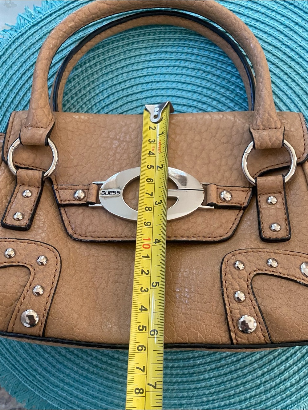 GUESS Vintage Y2K Mini Satchel with Silver G Accent - Picture 7 of 10